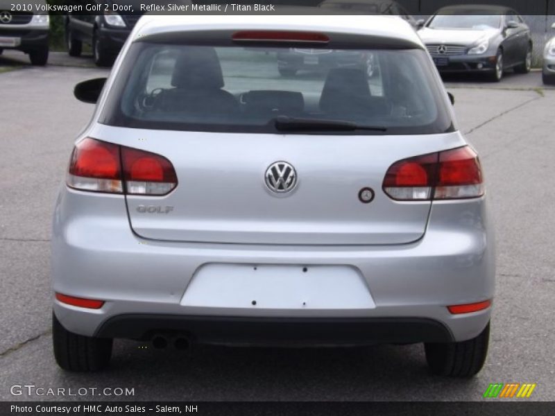 Reflex Silver Metallic / Titan Black 2010 Volkswagen Golf 2 Door