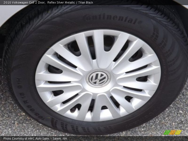 Reflex Silver Metallic / Titan Black 2010 Volkswagen Golf 2 Door