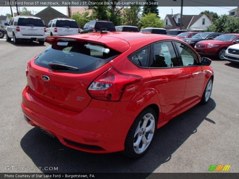 Race Red / ST Charcoal Black Full-Leather Recaro Seats 2013 Ford Focus ST Hatchback