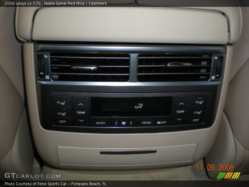 Noble Spinel Red Mica / Cashmere 2009 Lexus LX 570
