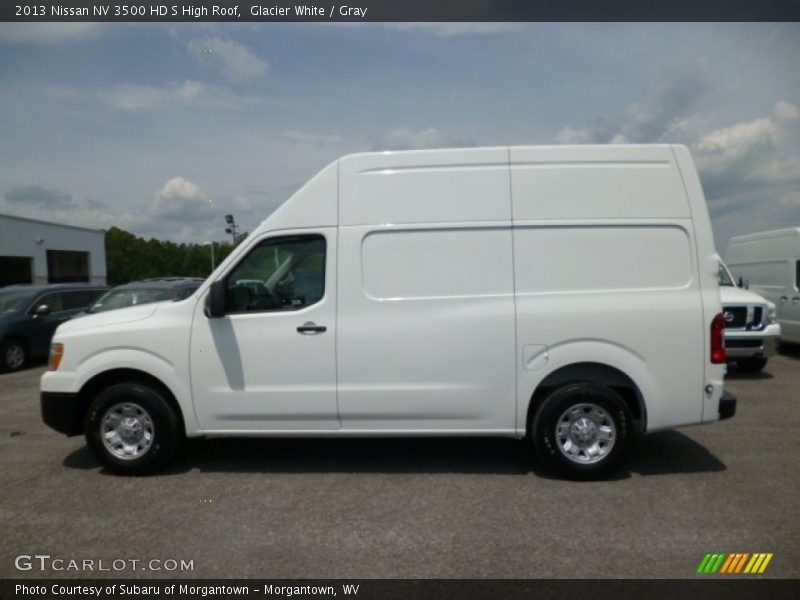 Glacier White / Gray 2013 Nissan NV 3500 HD S High Roof