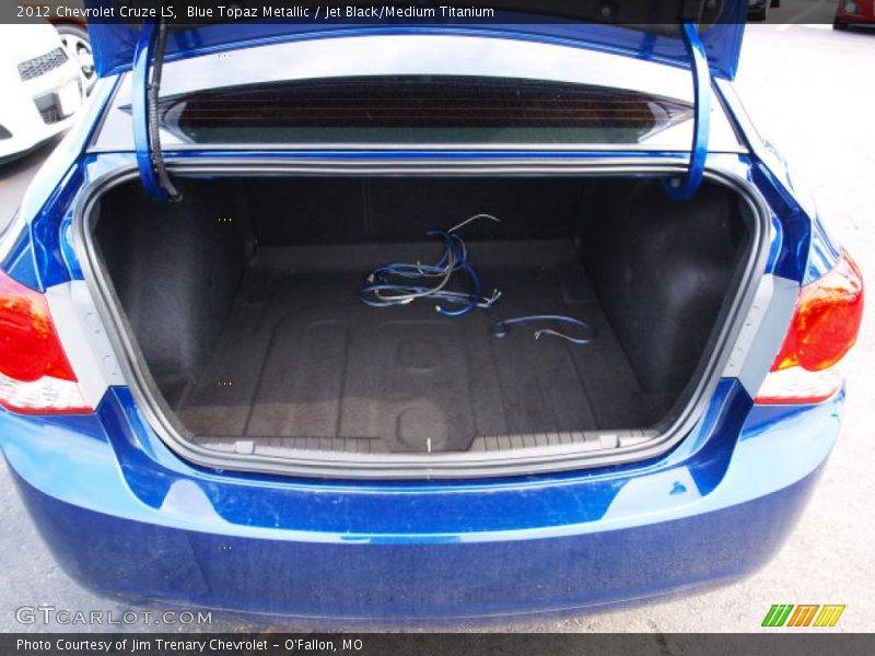 Blue Topaz Metallic / Jet Black/Medium Titanium 2012 Chevrolet Cruze LS