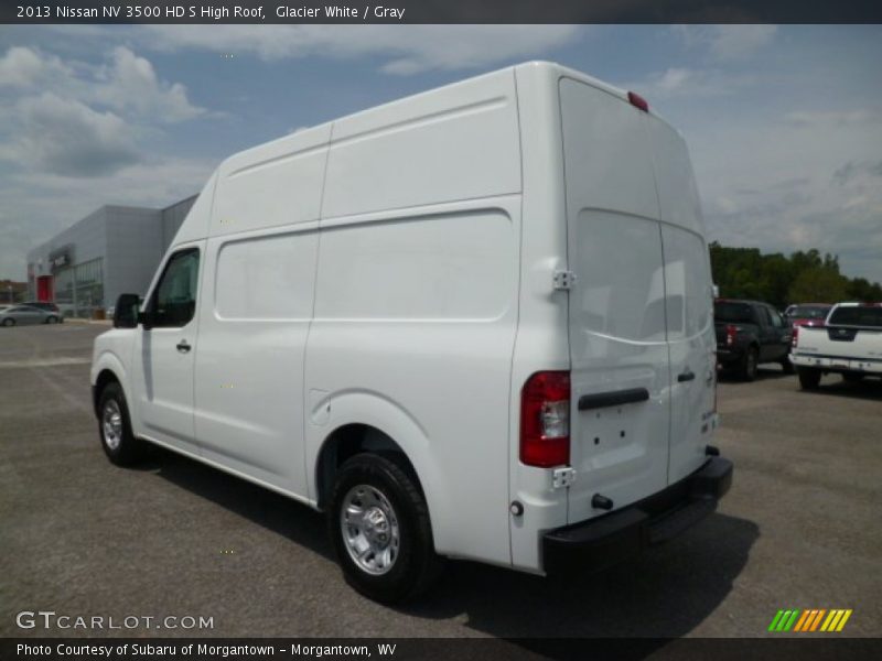Glacier White / Gray 2013 Nissan NV 3500 HD S High Roof