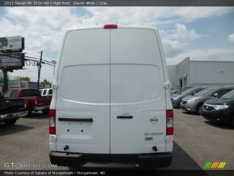 Glacier White / Gray 2013 Nissan NV 3500 HD S High Roof