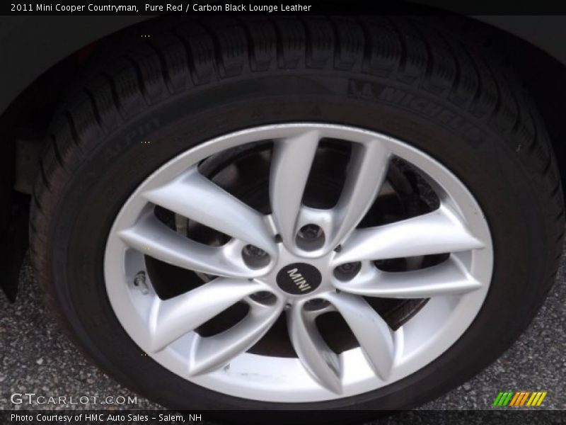 Pure Red / Carbon Black Lounge Leather 2011 Mini Cooper Countryman