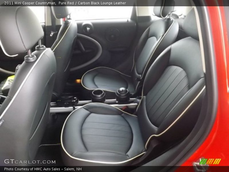 Pure Red / Carbon Black Lounge Leather 2011 Mini Cooper Countryman