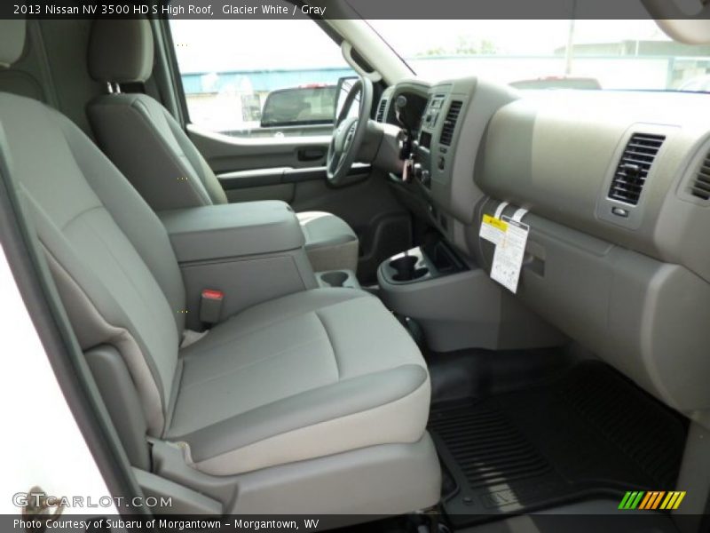 Glacier White / Gray 2013 Nissan NV 3500 HD S High Roof