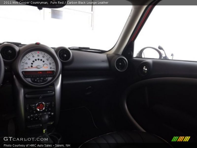 Pure Red / Carbon Black Lounge Leather 2011 Mini Cooper Countryman