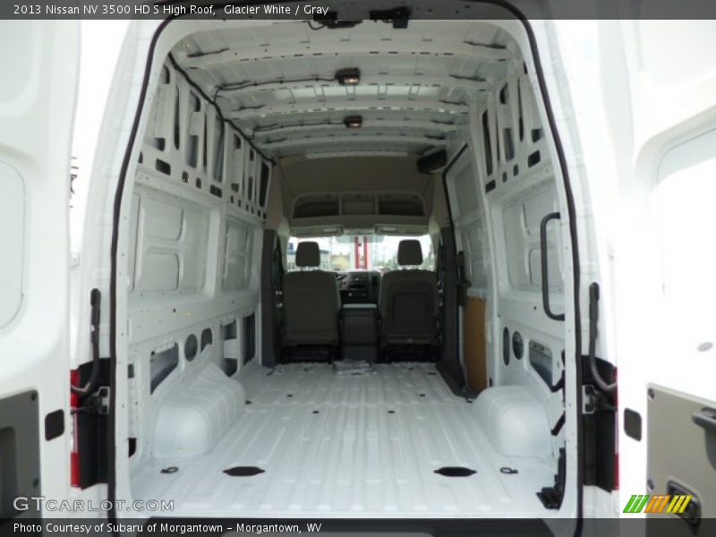 Glacier White / Gray 2013 Nissan NV 3500 HD S High Roof