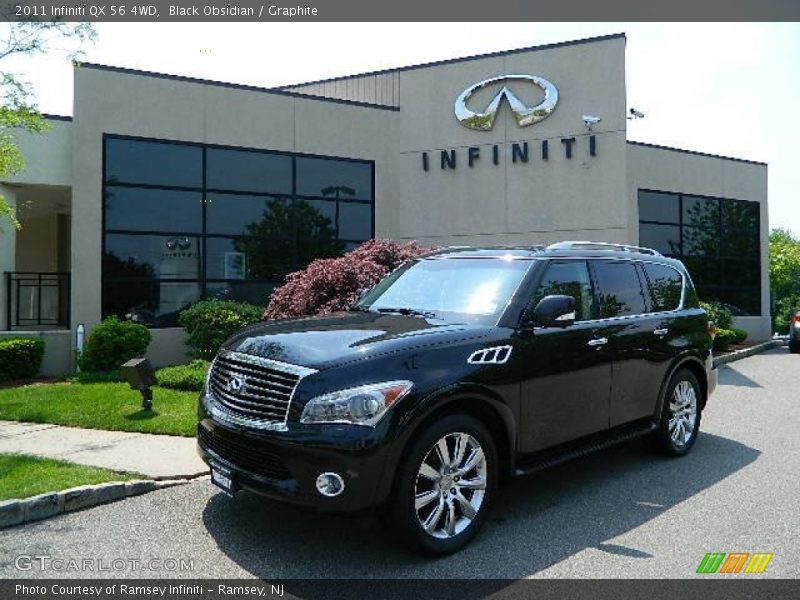 Black Obsidian / Graphite 2011 Infiniti QX 56 4WD