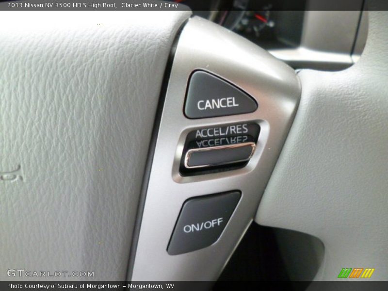 Glacier White / Gray 2013 Nissan NV 3500 HD S High Roof