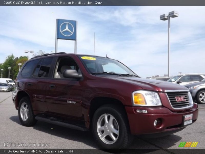Monterey Maroon Metallic / Light Gray 2005 GMC Envoy SLE 4x4