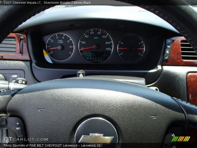 Silverstone Metallic / Ebony Black 2007 Chevrolet Impala LT