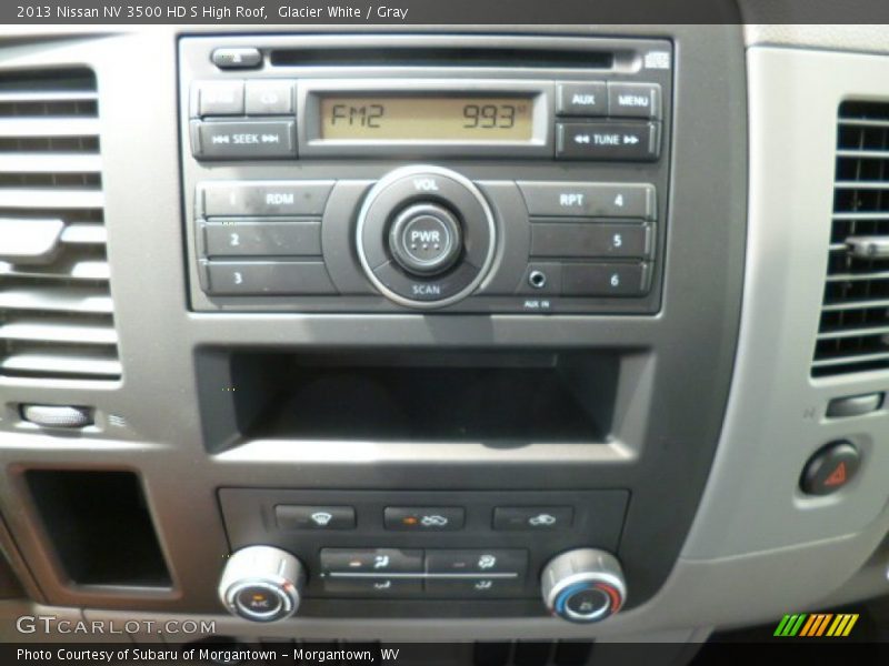 Glacier White / Gray 2013 Nissan NV 3500 HD S High Roof