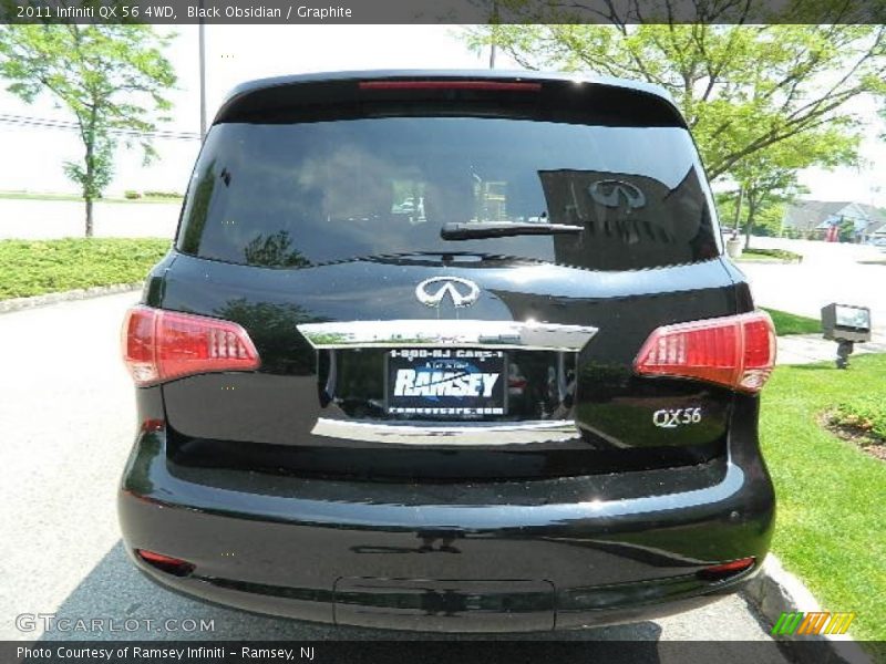 Black Obsidian / Graphite 2011 Infiniti QX 56 4WD