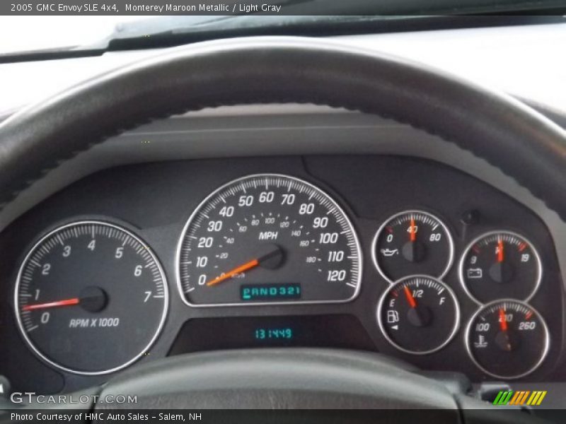 Monterey Maroon Metallic / Light Gray 2005 GMC Envoy SLE 4x4