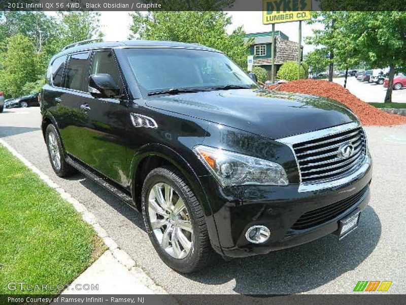 Black Obsidian / Graphite 2011 Infiniti QX 56 4WD