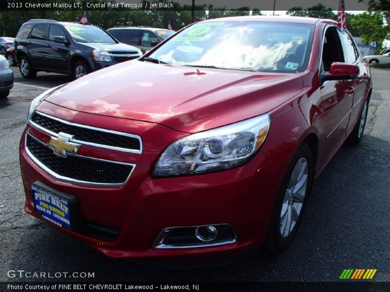 Crystal Red Tintcoat / Jet Black 2013 Chevrolet Malibu LT