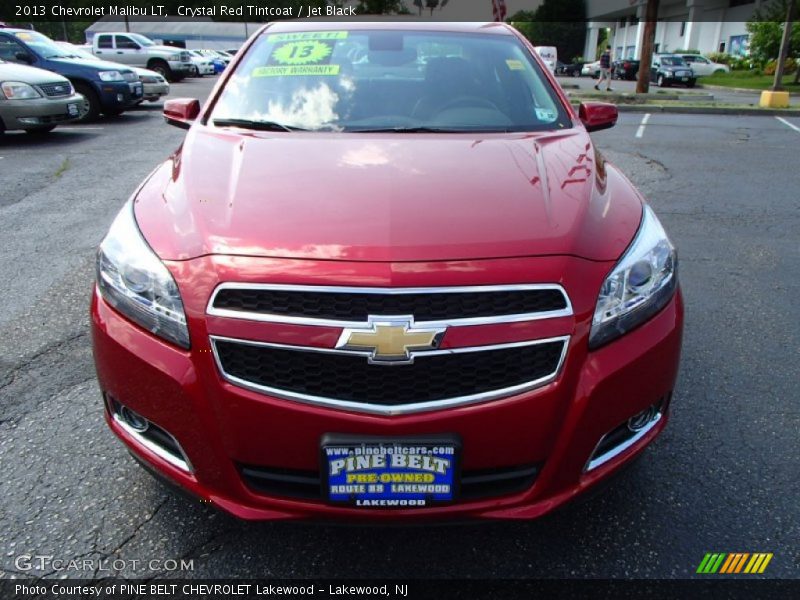 Crystal Red Tintcoat / Jet Black 2013 Chevrolet Malibu LT