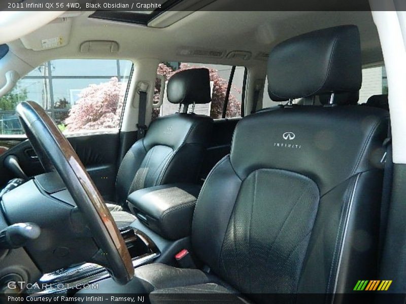 Black Obsidian / Graphite 2011 Infiniti QX 56 4WD