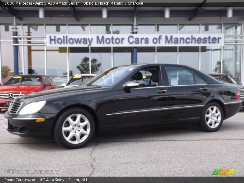 Obsidian Black Metallic / Charcoal 2006 Mercedes-Benz S 430 4Matic Sedan