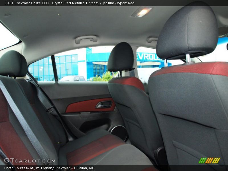 Rear Seat of 2011 Cruze ECO
