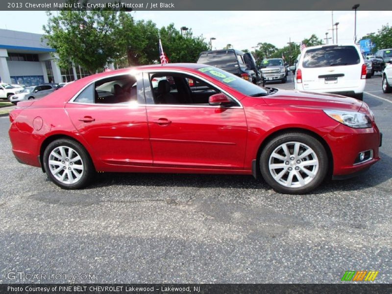 Crystal Red Tintcoat / Jet Black 2013 Chevrolet Malibu LT