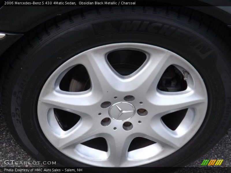 Obsidian Black Metallic / Charcoal 2006 Mercedes-Benz S 430 4Matic Sedan
