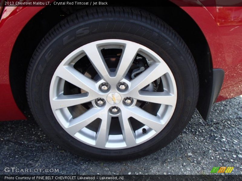 Crystal Red Tintcoat / Jet Black 2013 Chevrolet Malibu LT