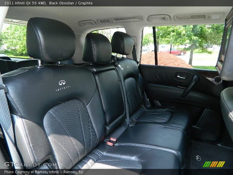 Rear Seat of 2011 QX 56 4WD