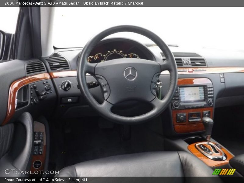 Obsidian Black Metallic / Charcoal 2006 Mercedes-Benz S 430 4Matic Sedan