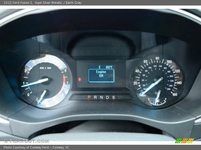 Ingot Silver Metallic / Earth Gray 2013 Ford Fusion S