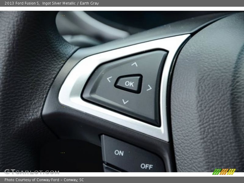 Ingot Silver Metallic / Earth Gray 2013 Ford Fusion S