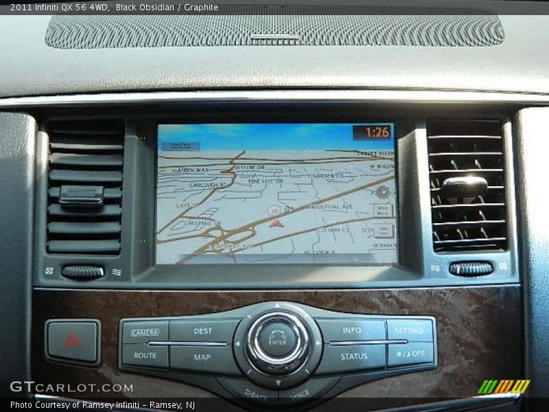 Navigation of 2011 QX 56 4WD