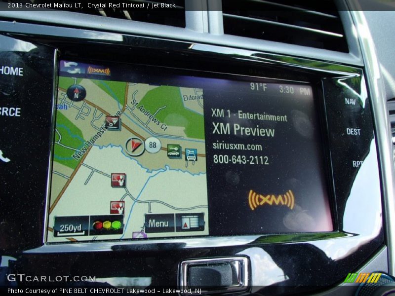 Crystal Red Tintcoat / Jet Black 2013 Chevrolet Malibu LT