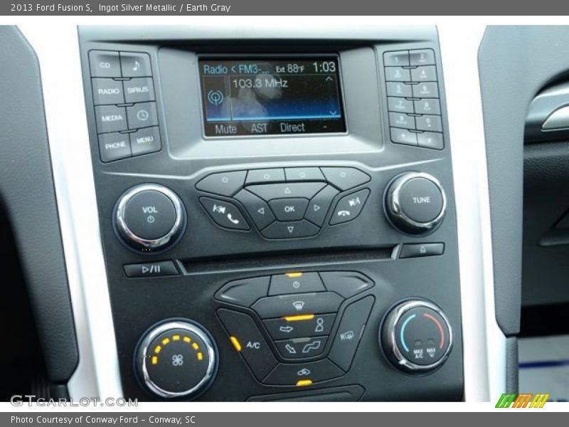 Ingot Silver Metallic / Earth Gray 2013 Ford Fusion S