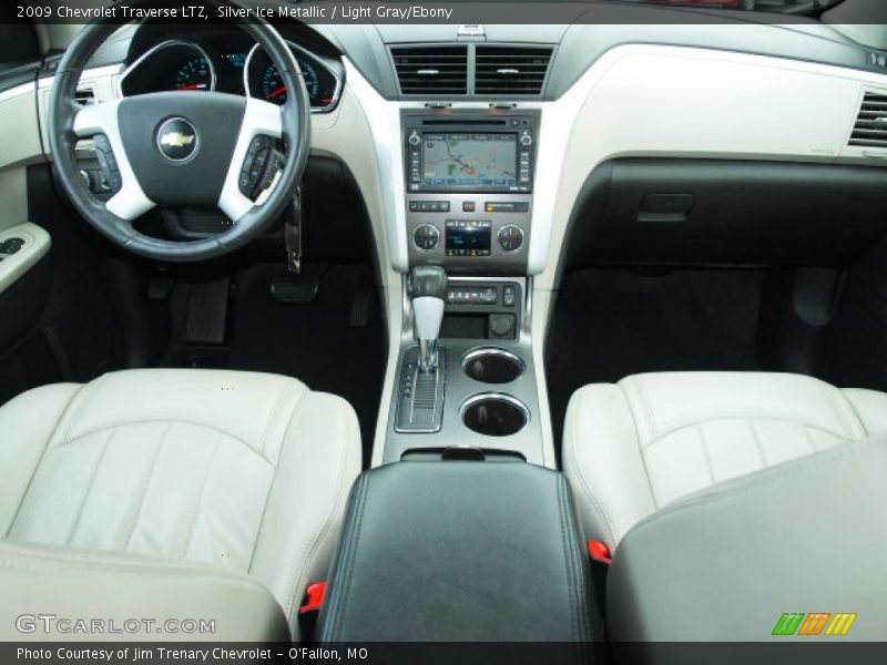 Silver Ice Metallic / Light Gray/Ebony 2009 Chevrolet Traverse LTZ