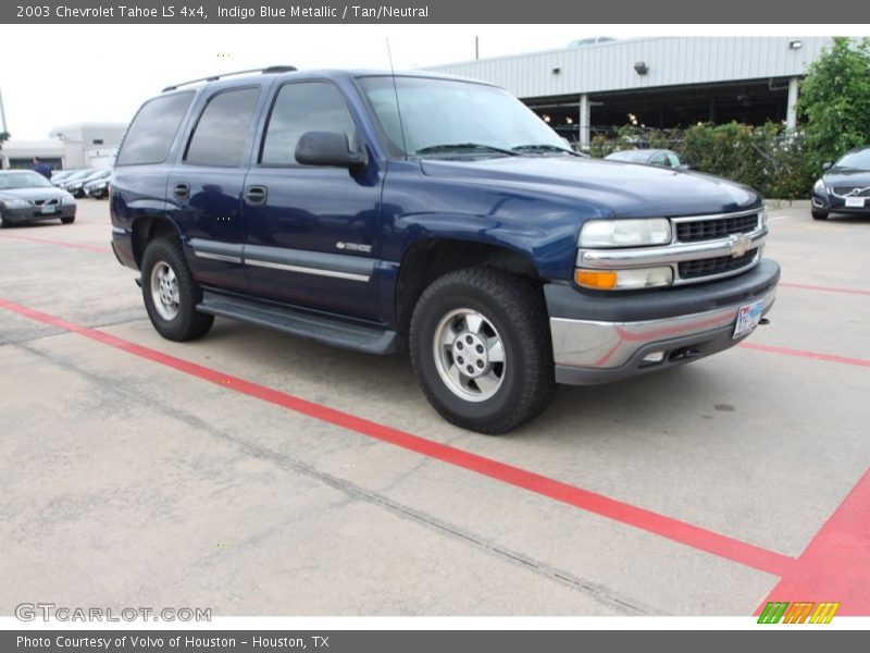 Indigo Blue Metallic / Tan/Neutral 2003 Chevrolet Tahoe LS 4x4