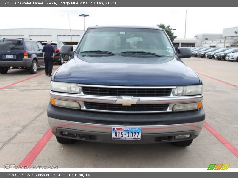 Indigo Blue Metallic / Tan/Neutral 2003 Chevrolet Tahoe LS 4x4