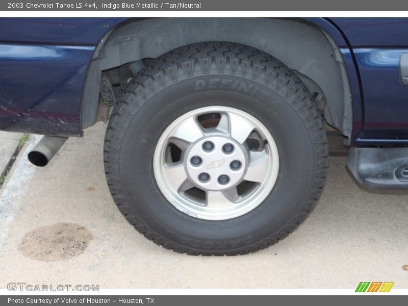 Indigo Blue Metallic / Tan/Neutral 2003 Chevrolet Tahoe LS 4x4