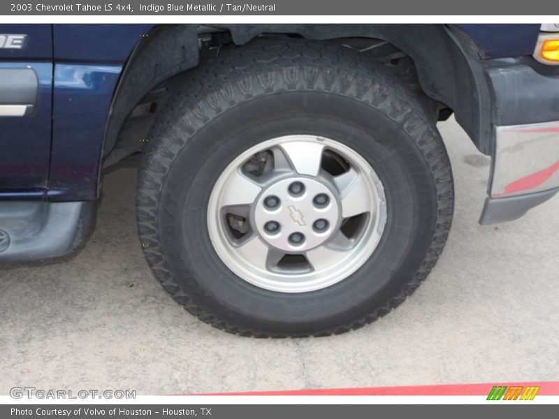 Indigo Blue Metallic / Tan/Neutral 2003 Chevrolet Tahoe LS 4x4