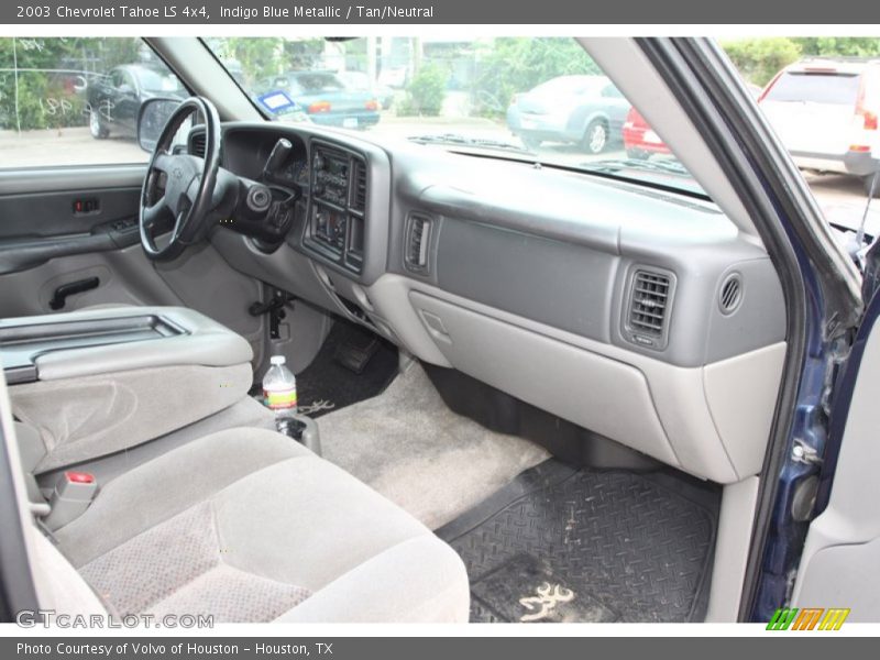 Indigo Blue Metallic / Tan/Neutral 2003 Chevrolet Tahoe LS 4x4