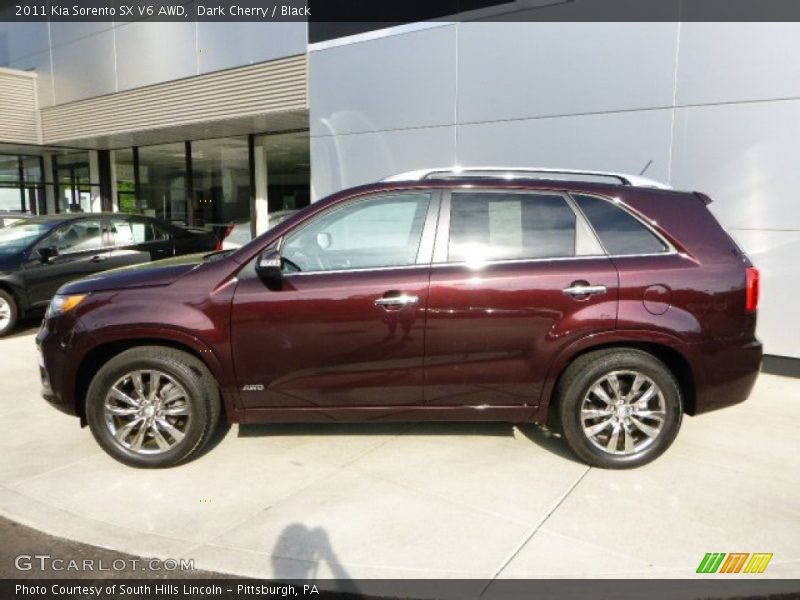  2011 Sorento SX V6 AWD Dark Cherry