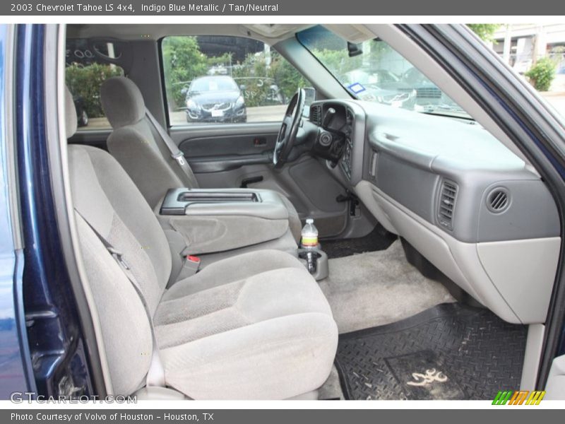 Indigo Blue Metallic / Tan/Neutral 2003 Chevrolet Tahoe LS 4x4