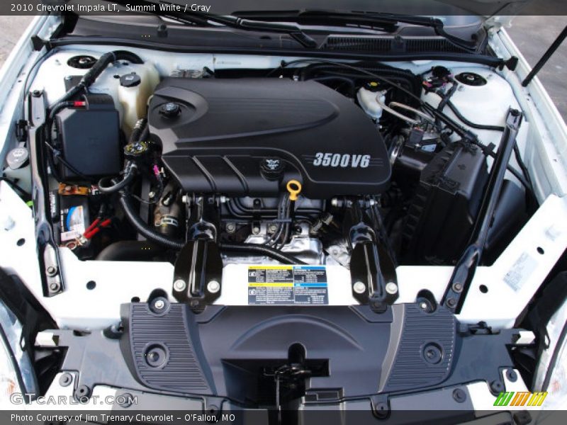 Summit White / Gray 2010 Chevrolet Impala LT