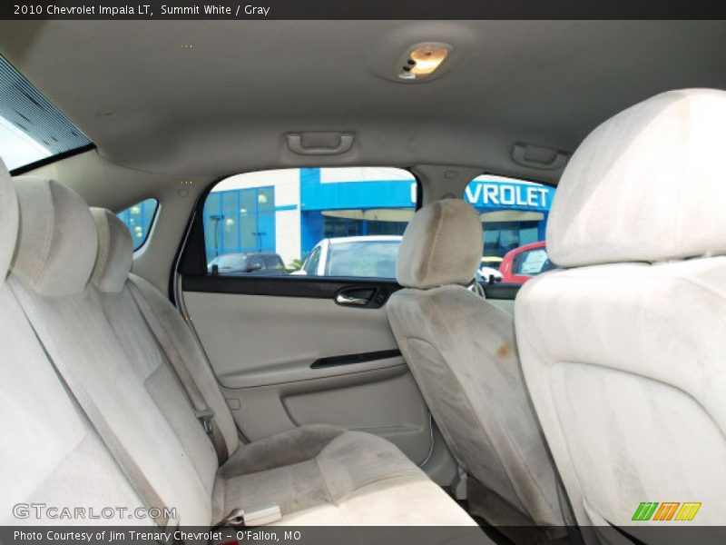 Summit White / Gray 2010 Chevrolet Impala LT