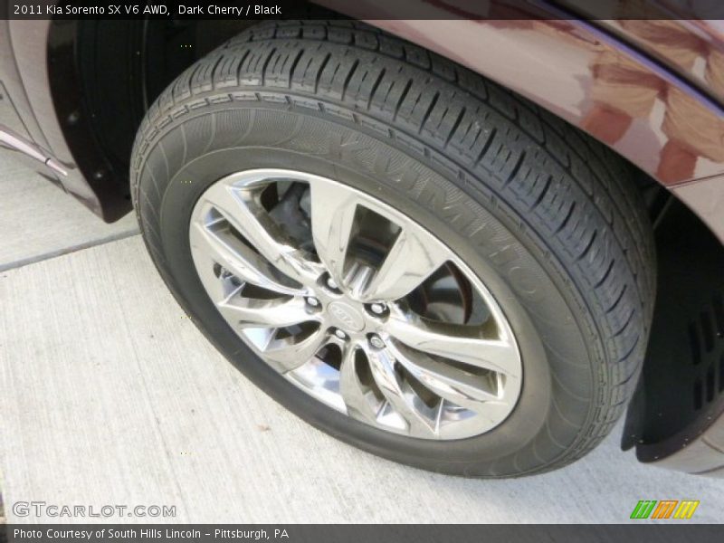 Dark Cherry / Black 2011 Kia Sorento SX V6 AWD