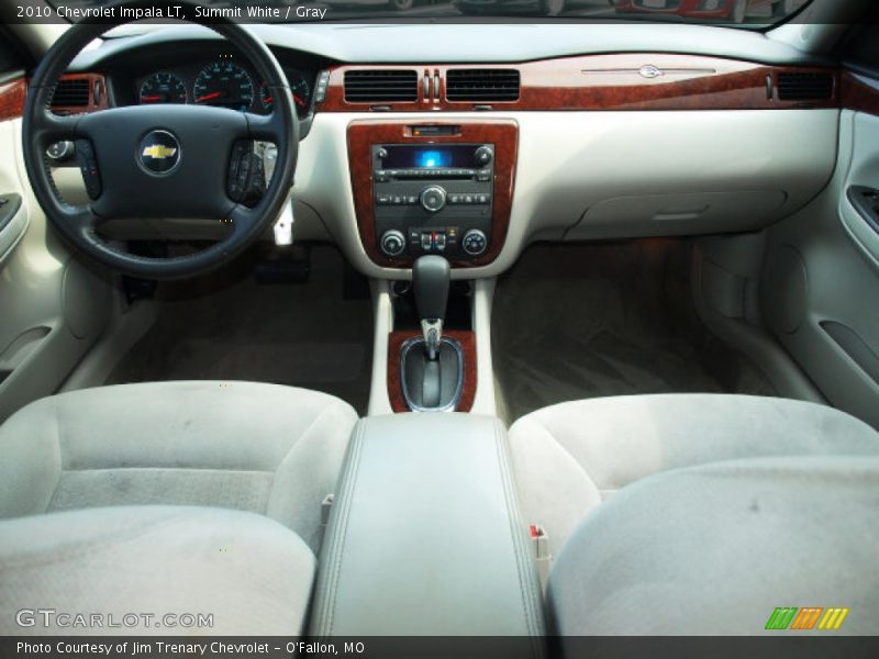 Summit White / Gray 2010 Chevrolet Impala LT