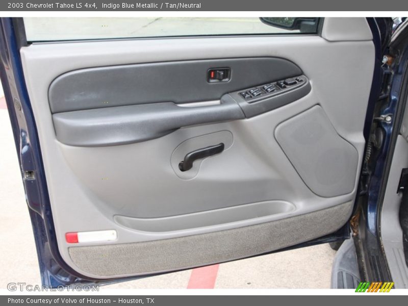 Indigo Blue Metallic / Tan/Neutral 2003 Chevrolet Tahoe LS 4x4