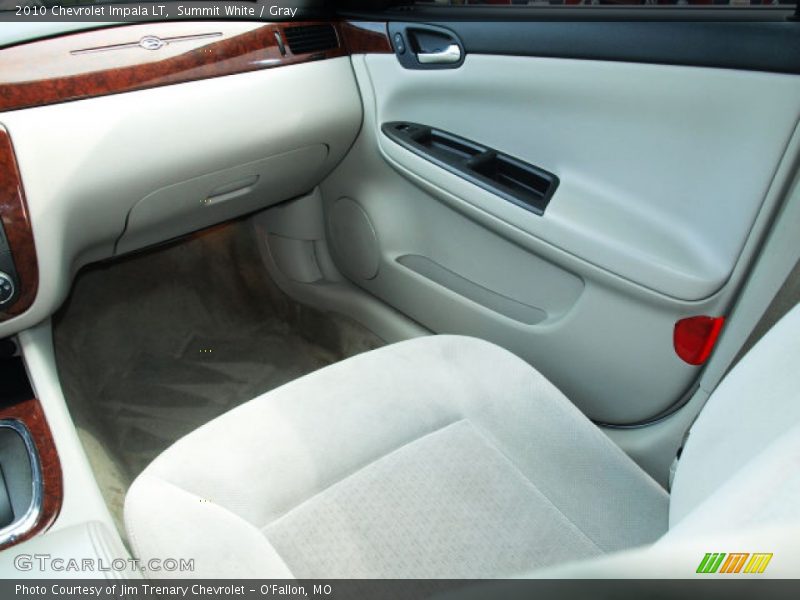 Summit White / Gray 2010 Chevrolet Impala LT